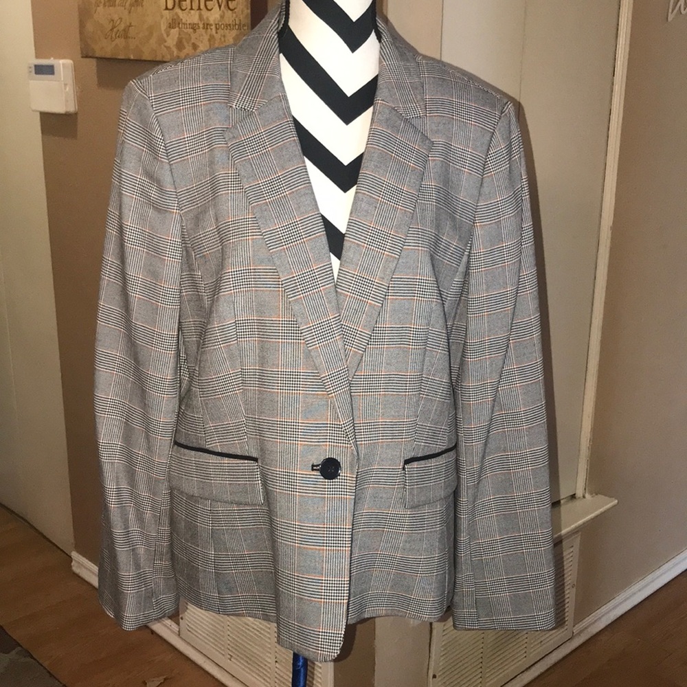 Black & Orange Blazer